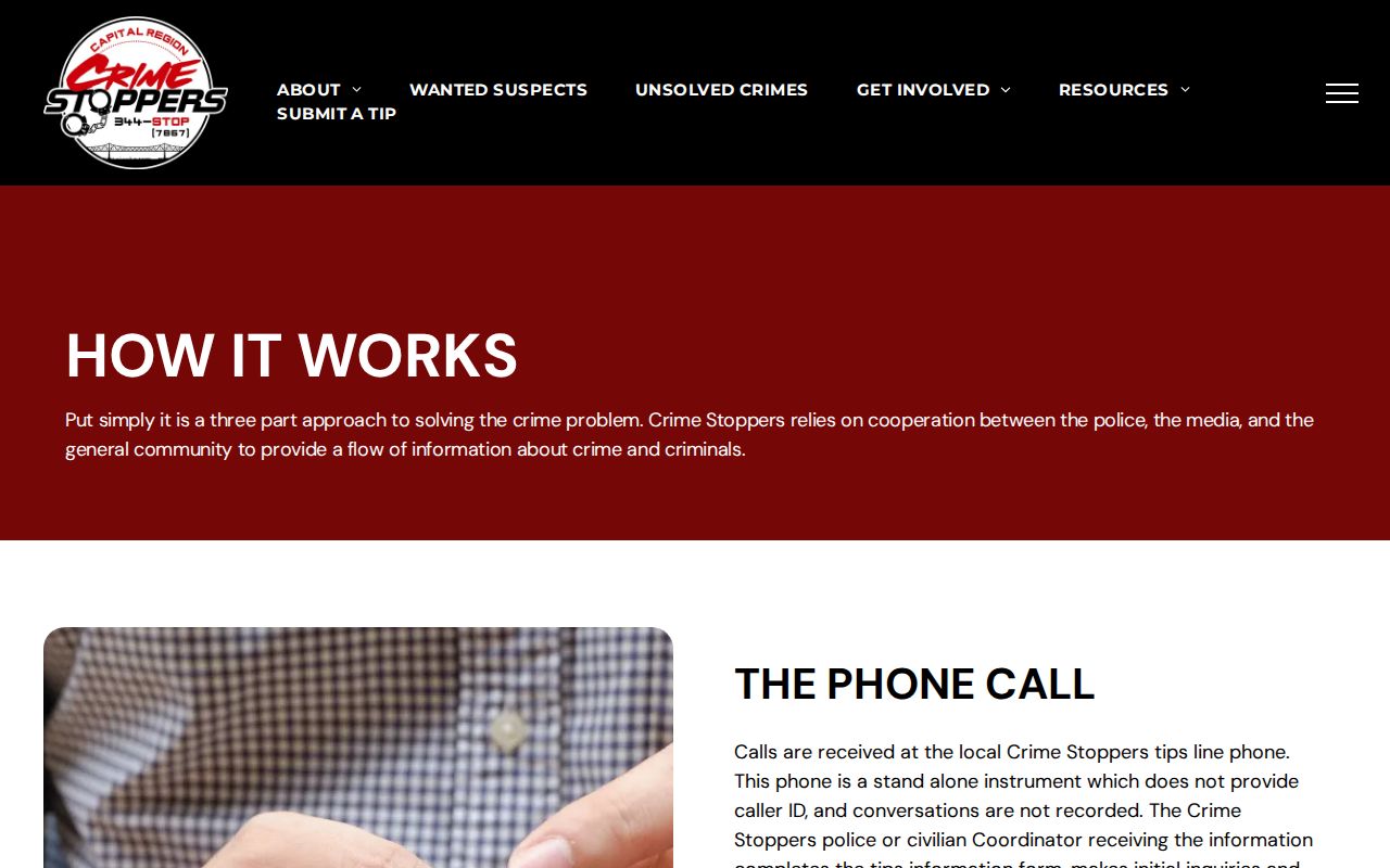 Capital Region Crime Stoppers tip process serving West Feliciana Parish wanted cases