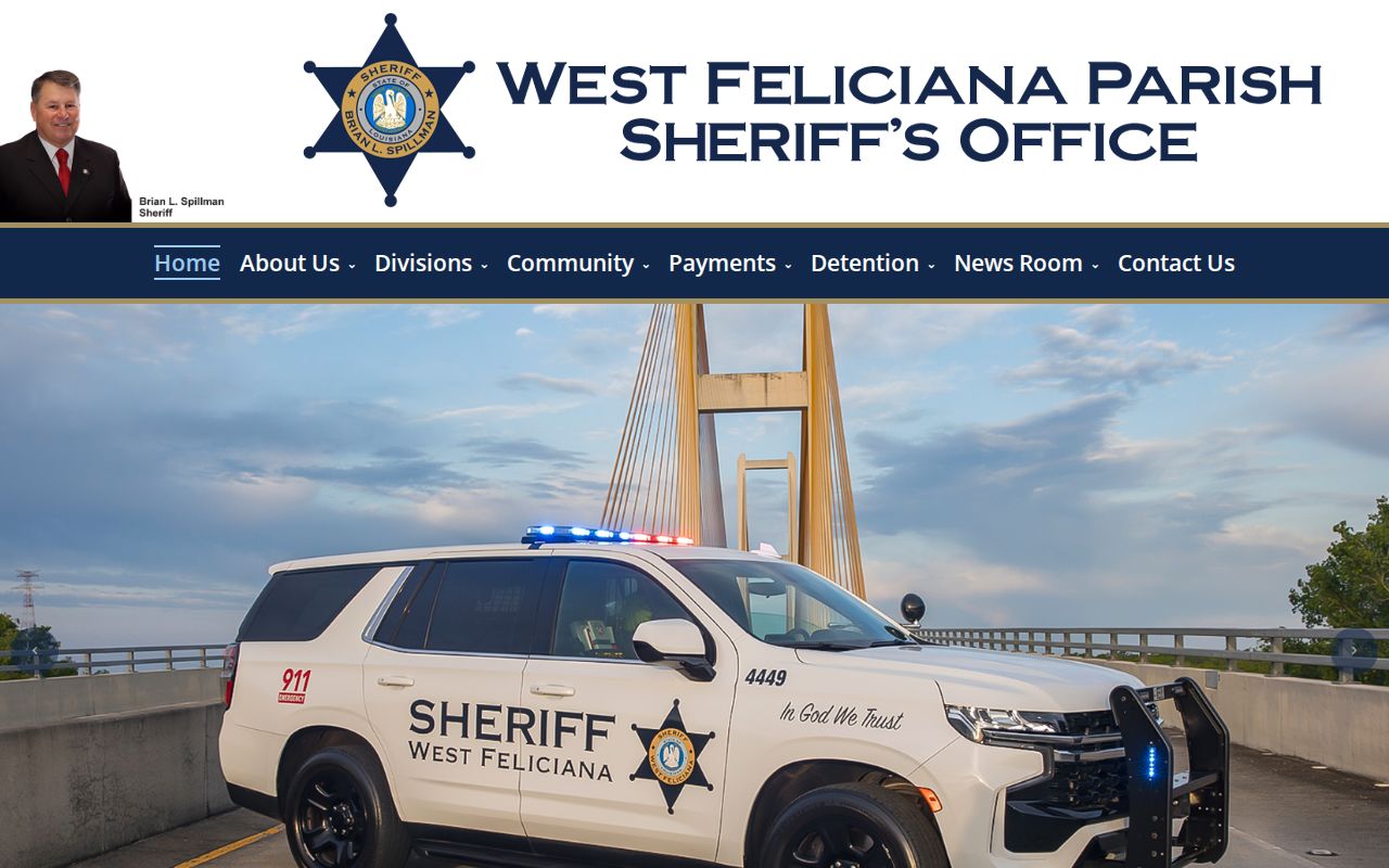 West Feliciana Parish sheriff booking-record source